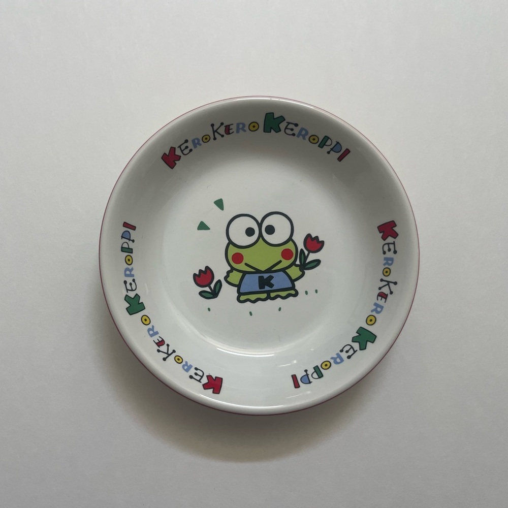 •Rare 1990 Keroppi Ceramic Trinket Dish•